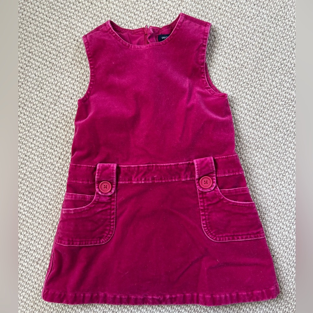 Size 2T gap thicker velvet pink dress